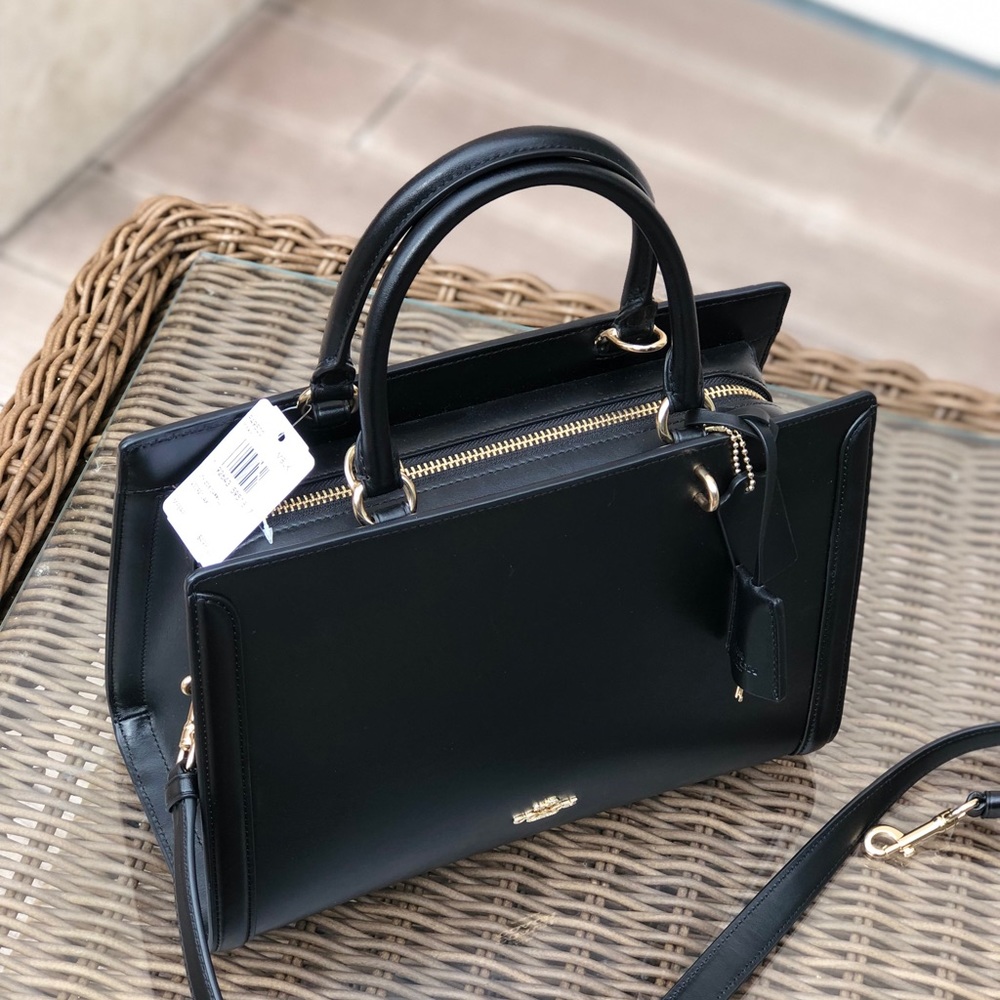 NWT Coach Zoe carryall satchel handbag leather - Picture 3 of 8